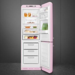 Smeg FAB32RPK5 60cm 50s Style Right Hand Hinge Fridge Freezer, Pink - Image 7