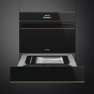 Smeg CPV615NR 15cm Height Dolce Stil Novo Vacuum Drawer, Black Glass - Image 4