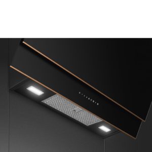 Smeg KV694R 90cm Dolce Stil Novo Angled Chimney Hood with Copper Trim Auto - Image 3