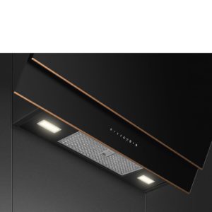 Smeg KV694R 90cm Dolce Stil Novo Angled Chimney Hood with Copper Trim Auto - Image 4