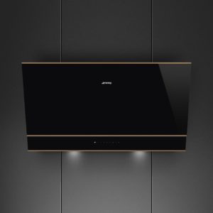 Smeg KV694R 90cm Dolce Stil Novo Angled Chimney Hood with Copper Trim Auto - Image 5