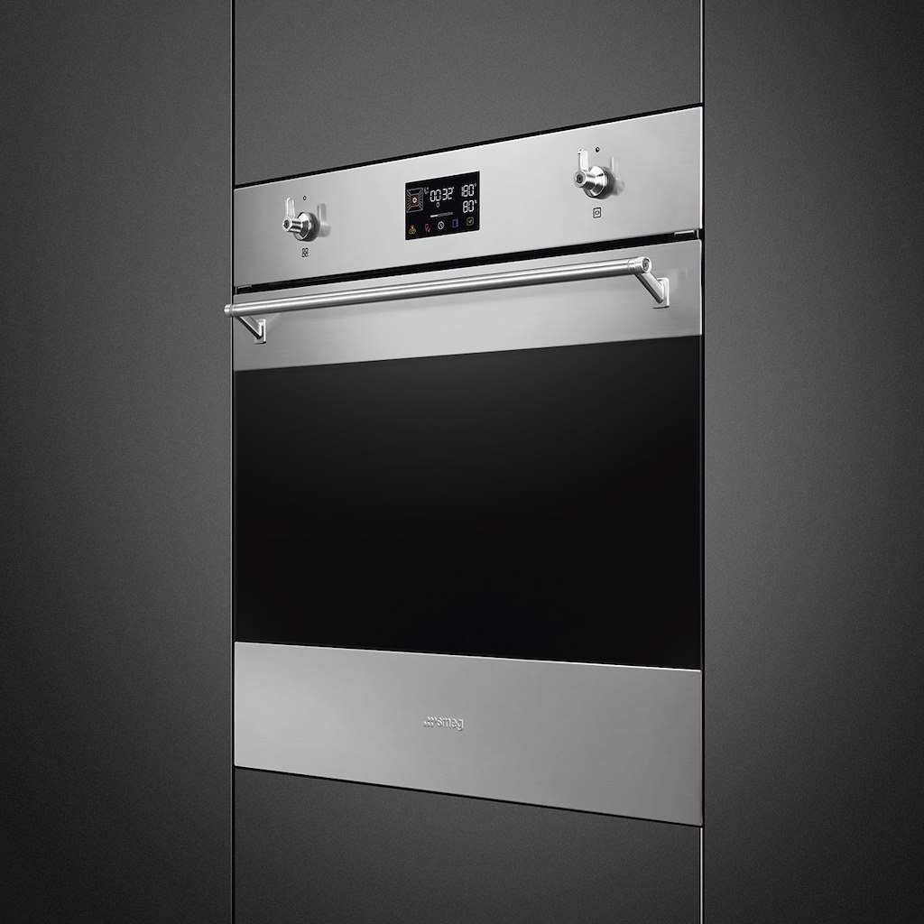 Smeg SOP6302S2PX 60cm Classic SteamOne Single Oven, Stainless Steel - Image 2