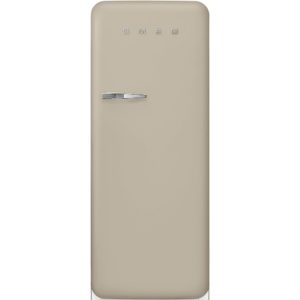 Smeg FAB28RDPP5 60cm 50s Style Right Hand Hinge Fridge with Icebox, Perfectly Pale