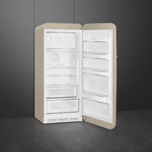 Smeg FAB28RDPP5 60cm 50s Style Right Hand Hinge Fridge with Icebox, Perfectly Pale - Image 2