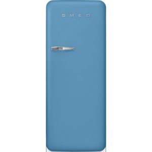 Smeg FAB28RDLB5 60cm 50s Style Right Hand Hinge Fridge with Icebox, Azzurro