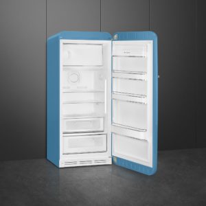 Smeg FAB28RDLB5 60cm 50s Style Right Hand Hinge Fridge with Icebox, Azzurro - Image 2