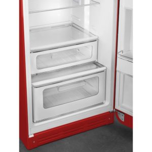 Smeg FAB30RRD5UK 60cm 50s Style Right Hand Hinge Freezer over Fridge, Red - Image 5