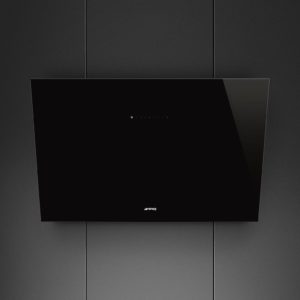 Smeg KV394N 90cm Angled Chimney Hood in Black Glass Auto Vent 2.0 - Image 5