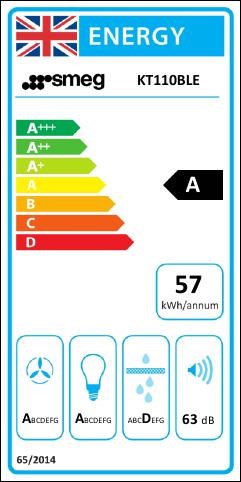 Smeg KT110BLE 110cm Victoria Chimney Hood, Black - Image 5