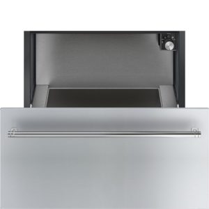 Smeg CR329X 29cm Height Classic Warming Drawer, Stainless Steel