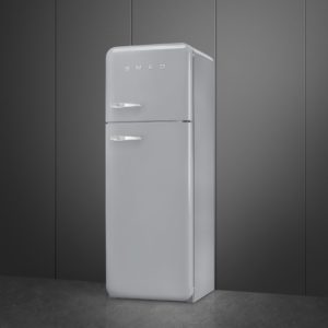 Smeg FAB30RSV5UK Retro Fridge Freezer - Silver - Image 3