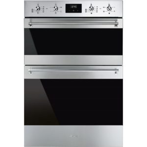 Smeg DOSF6300X Classic Double Oven, Stainless Steel