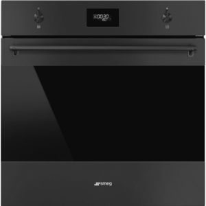 Smeg SFP6301TVN 60cm Classic Pyrolytic Single Oven, Matte Black