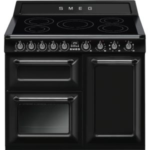 Smeg TR103IBL2 100cm Victoria Electric Range Cooker, Black