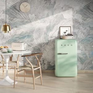 Smeg FAB10RPG5 55cm Fridge with Icebox Right Hand Hinge, Pastel Green