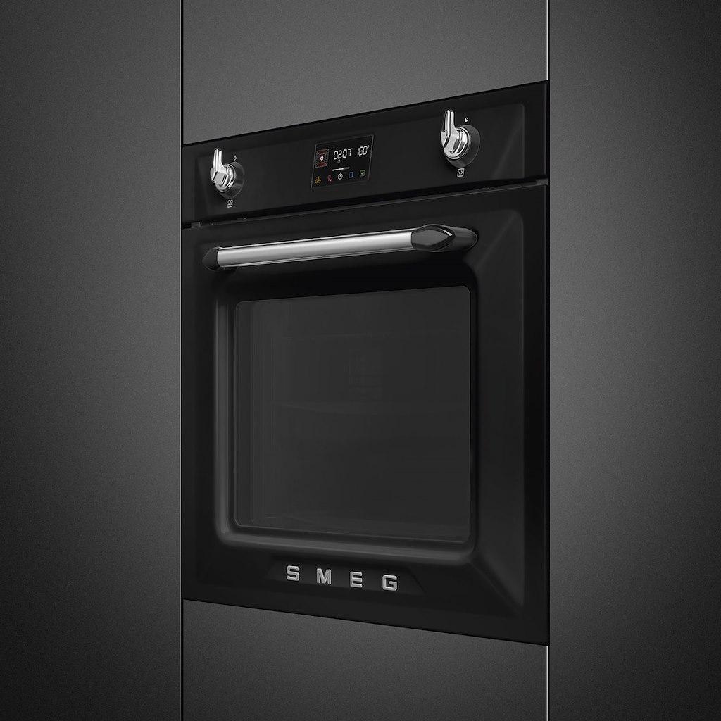 Smeg SOP6902S2PN 60cm Victoria Pyrolytic SteamOne Oven, Black - Image 2