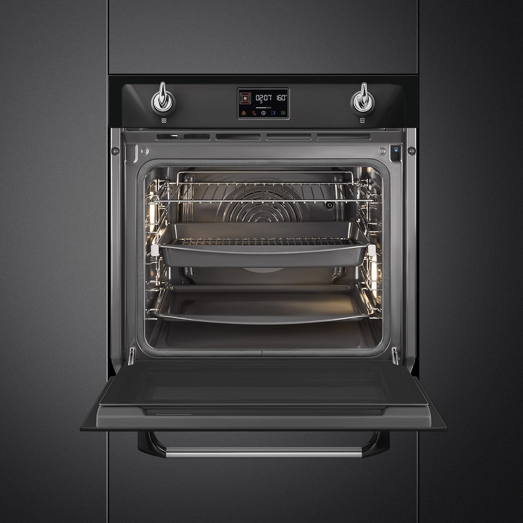 Smeg SOP6902S2PN 60cm Victoria Pyrolytic SteamOne Oven, Black - Image 3