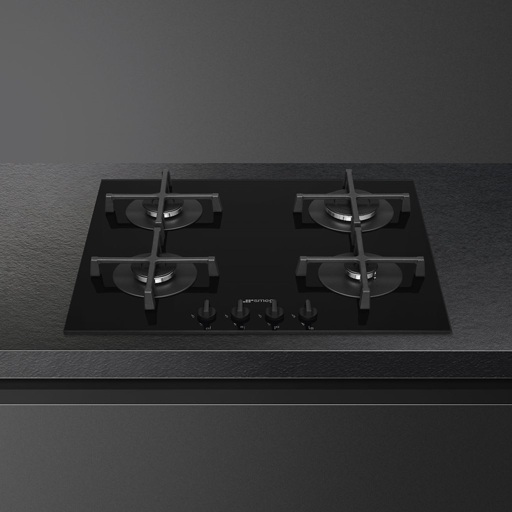 Smeg PV264B 60cm Gas on Glass Hob, Black - Image 4