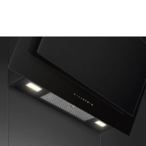 Smeg KV194B3 90cm Linea Angled Chimney Auto Vent 2.0 Hood , Black - Image 4