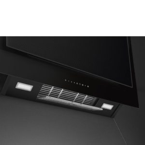 Smeg KV194B3 90cm Linea Angled Chimney Auto Vent 2.0 Hood , Black - Image 7