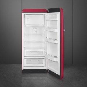 Smeg FAB28RDRB5 60cm 50s Style Right Hand Hinge Fridge with Icebox Ruby, Red - Image 5