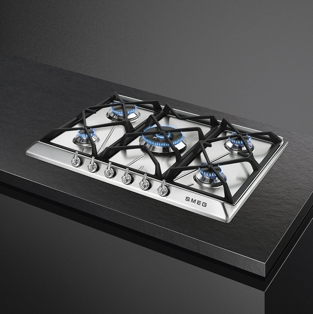 Smeg SR975XGH 69cm Victoria Gas Hob, Stainless Steel - Image 5