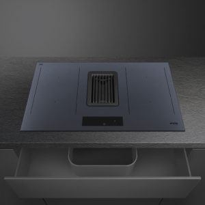 Smeg HOBD182DG 83cm Venting Induction Hob, Neptune Grey - Image 5