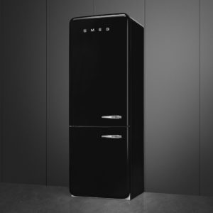 Smeg FAB38LBL5 70cm 50s Style Left Hand Hinge Fridge Freezer, Black - Image 4