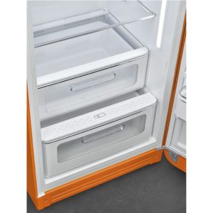 Smeg FAB28ROR5UK Retro Tall Fridge with Ice Box - Orange - Image 5