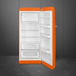 Smeg FAB28ROR5UK Retro Tall Fridge with Ice Box - Orange - Image 7