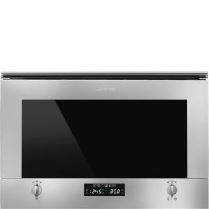 Smeg MP422X1 Cucina 22 Litre Built-In Microwave with Grill in Stainless Steel