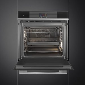 Smeg SOP6104TPN 60cm Linea Pyrolytic Multifunction Oven in Black Glass - Image 3