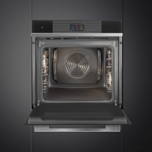 Smeg SOP6104TPN 60cm Linea Pyrolytic Multifunction Oven in Black Glass - Image 5