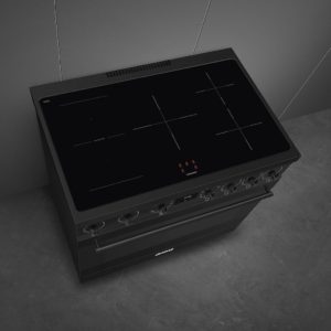 Smeg C9IMN2 90cm Single Cavity Range Cooker with Induction Hob, Black - Image 6