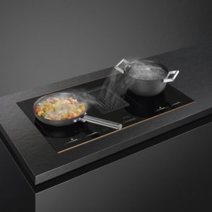 Smeg HOBD682R1 83cm Dolce Stil Novo Venting Induction Hob with Copper Trim - Image 4