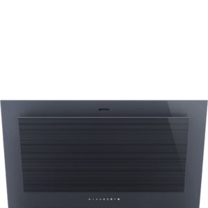 Smeg KV194G 90cm Linea Angled Chimney Auto Vent 2.0 Hood, Neptune Grey