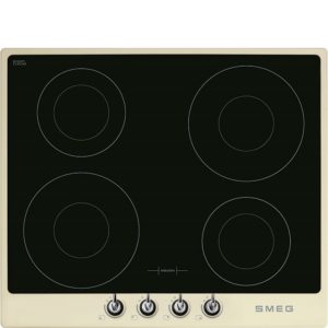 Smeg SI964PM 60cm Victoria Induction Hob with Cream Frame