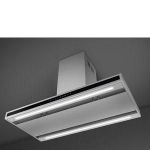 Smeg KLTI9L4X 90cm Island Hood in Stainless Steel and Black Glass with Auto Vent 2.0 - Image 3