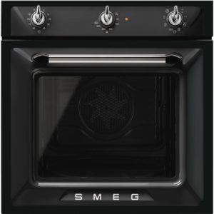 Smeg SF6905N1 60cm Victoria Single Oven in Black