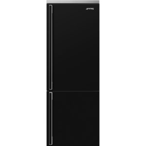 Smeg FA490RBL5 Freestanding Fridge Freezer, Black