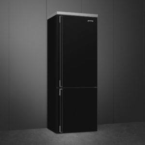 Smeg FA490RBL5 Freestanding Fridge Freezer, Black - Image 3