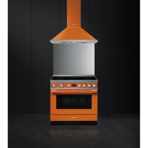 Smeg CPF9IPOR 90cm Portofino Electric Range Cooker, Orange - Image 3