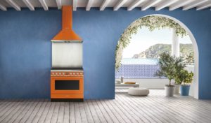 Smeg CPF9IPOR 90cm Portofino Electric Range Cooker, Orange - Image 5