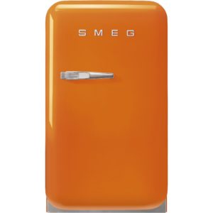 Smeg 40cm 50's Style Small Right Hand Hinged Minibar, Orange