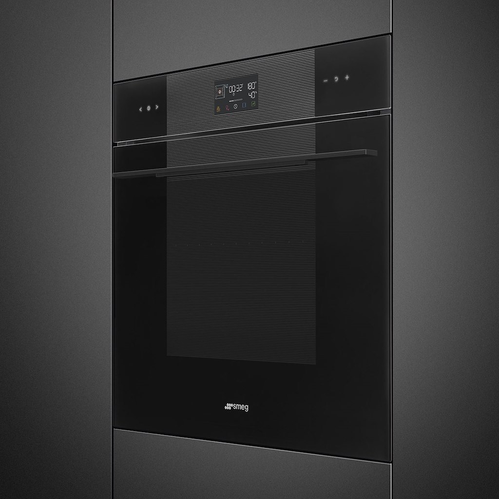 Smeg SOP6102S2PB3 60cm Linea Pyrolytic SteamOne Oven, Black - Image 2