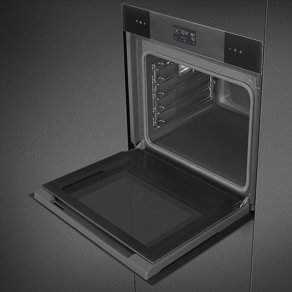 Smeg SOP6102S2PB3 60cm Linea Pyrolytic SteamOne Oven, Black - Image 6