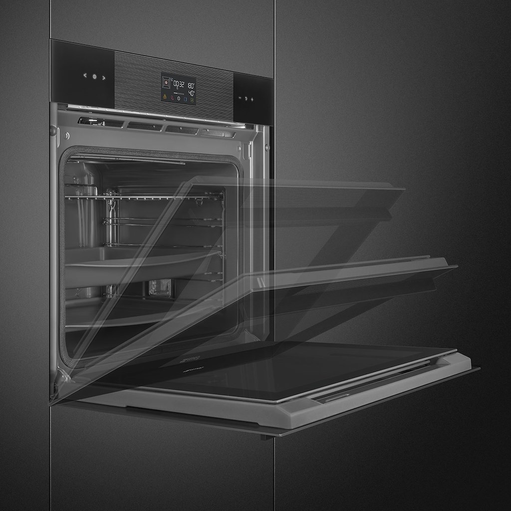 Smeg SOP6102S2PB3 60cm Linea Pyrolytic SteamOne Oven, Black - Image 8