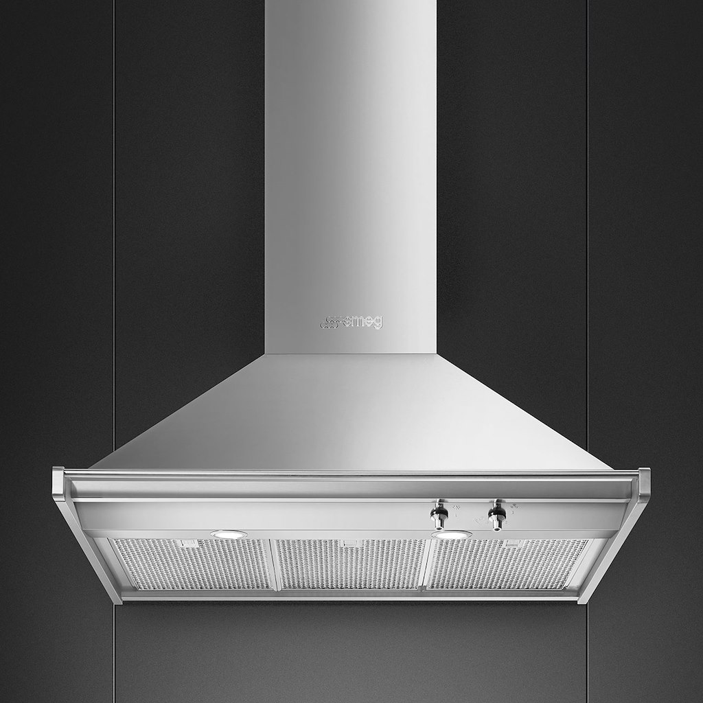 Smeg KD90HXE 90cm Opera Chimney Hood, Stainless Steel - Image 2