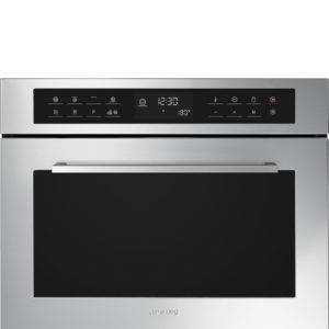 Smeg SF4400MCX1 Compact 45cm Cucina Combi Microwave in Stainless Steel