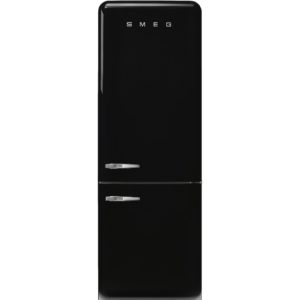 Smeg FAB38RBL5 70cm 50s Style Right Hand Hinge Fridge Freezer, Black